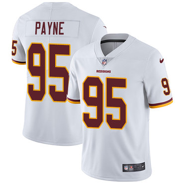 Nike Redskins #95 Da'Ron Payne White Men's Stitched NFL Vapor Untouchable Limited Jersey Nike Redskins #95 Da'Ron Payne White Men's Stitched NFL Vapor Untouchable Limited Jersey