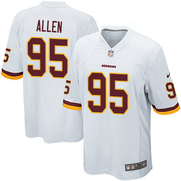 Nike Redskins #95 Jonathan Allen White Youth Stitched NFL Elite Jersey