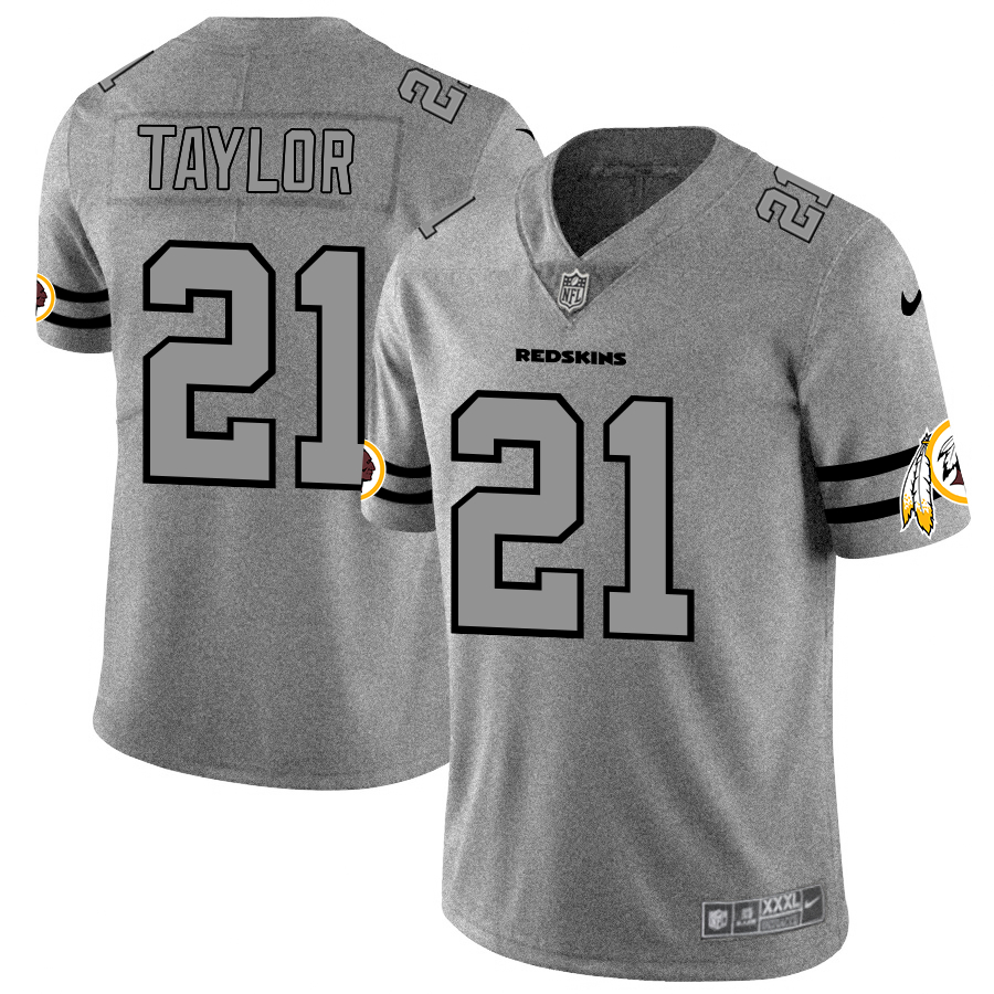 Nike Redskins 21 Sean Taylor 2019 Gray Gridiron Gray Vapor Untouchable Limited Jersey Nike Redskins 21 Sean Taylor 2019 Gray Gridiron Gray Vapor Untouchable Limited Jersey