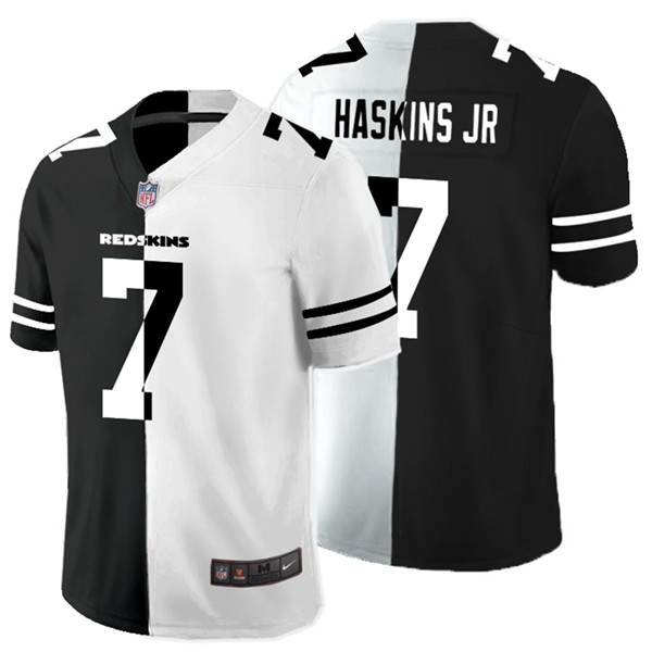 Nike Redskins 7 Dwayne Haskins Jr Black And White Split Vapor Untouchable Limited Jersey Nike Redskins 7 Dwayne Haskins Jr Black And White Split Vapor Untouchable Limited Jersey