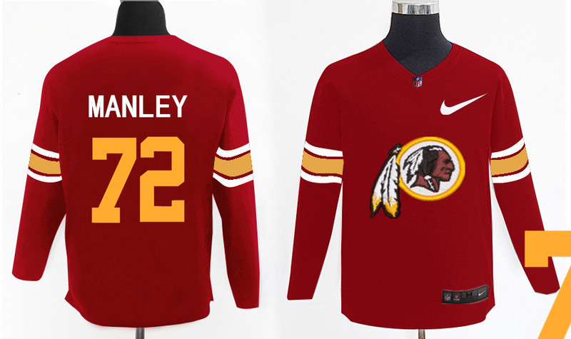 Nike Redskins 72 Dexter Manley Red Knit Sweater Nike Redskins 72 Dexter Manley Red Knit Sweater