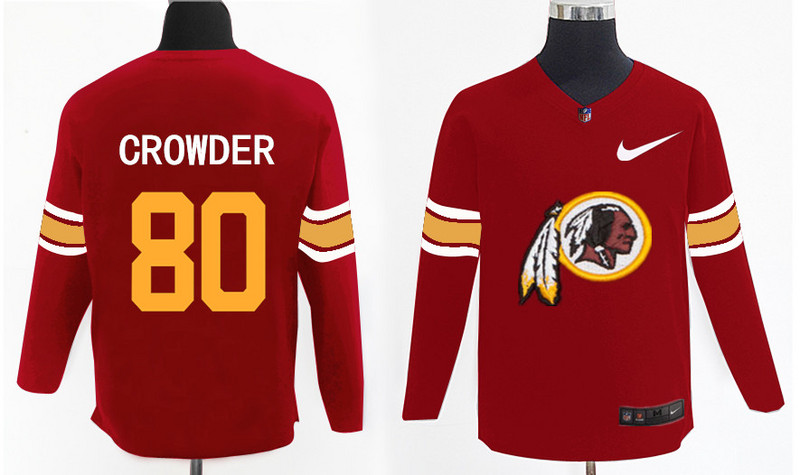 Nike Redskins 80 Jamison Crowder Red Knit Sweater Nike Redskins 80 Jamison Crowder Red Knit Sweater