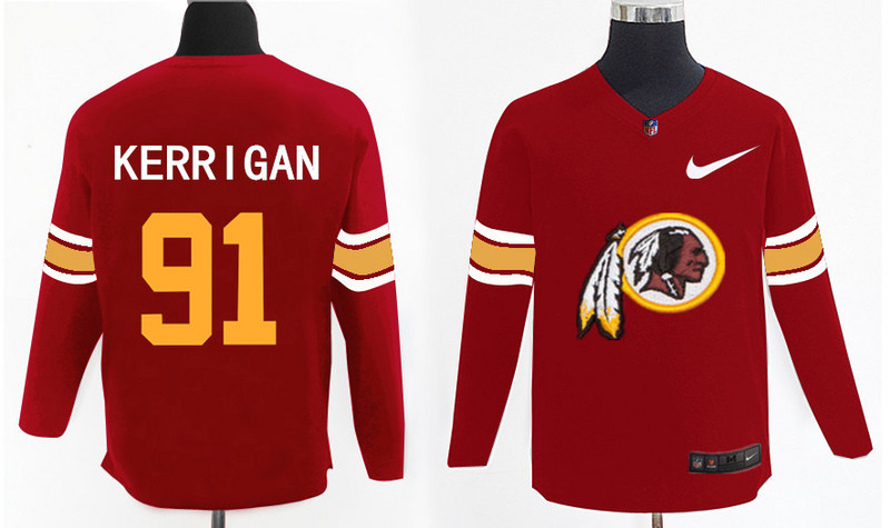 Nike Redskins 91 Ryan Kerrigan Red Knit Sweater Nike Redskins 91 Ryan Kerrigan Red Knit Sweater