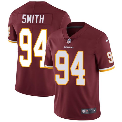 Nike Redskins 94 Preston Smith Burgundy Red Vapor Untouchable Limited Jersey Nike Redskins 94 Preston Smith Burgundy Red Vapor Untouchable Limited Jersey