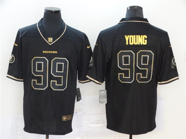 Nike Redskins 99 Chase Young Black Gold Vapor Untouchable Limited Jersey Nike Redskins 99 Chase Young Black Gold Vapor Untouchable Limited Jersey