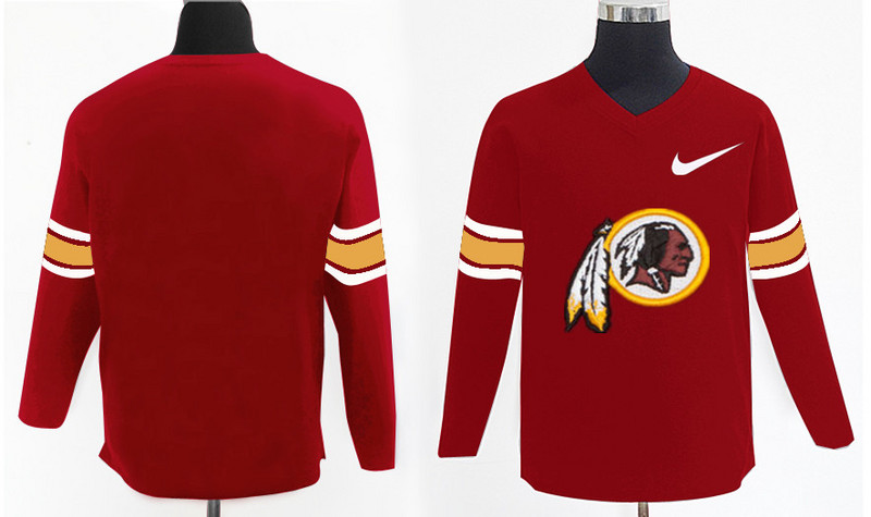 Nike Redskins Team Logo Red Knit Sweater Nike Redskins Team Logo Red Knit Sweater