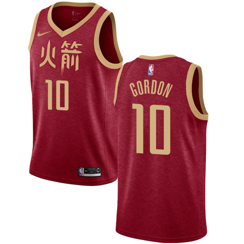 Nike Rockets #10 Eric Gordon Red NBA Swingman City Edition 2018 19 Jersey