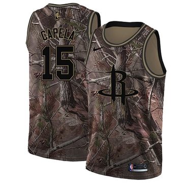 Nike Rockets #15 Clint Capela Camo Women's NBA Swingman Realtree Collection Jersey Nike Rockets #15 Clint Capela Camo Women's NBA Swingman Realtree Collection Jersey