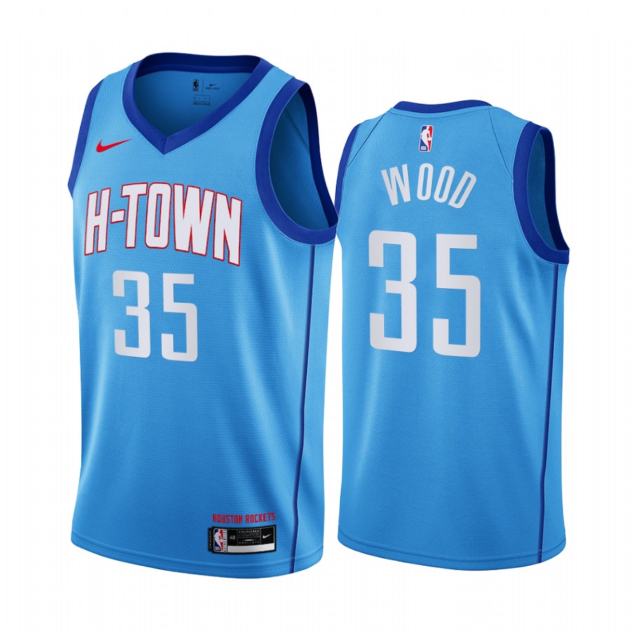 Nike Rockets #35 Christian Wood Blue NBA Swingman 2020-21 City Edition Jersey Nike Rockets #35 Christian Wood Blue NBA Swingman 2020-21 City Edition Jersey