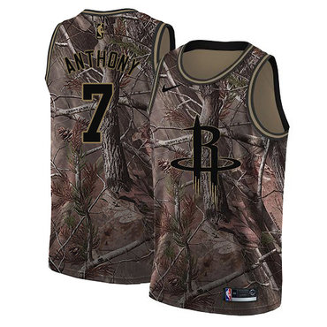 Nike Rockets #7 Carmelo Anthony Camo NBA Swingman Realtree Collection Jersey