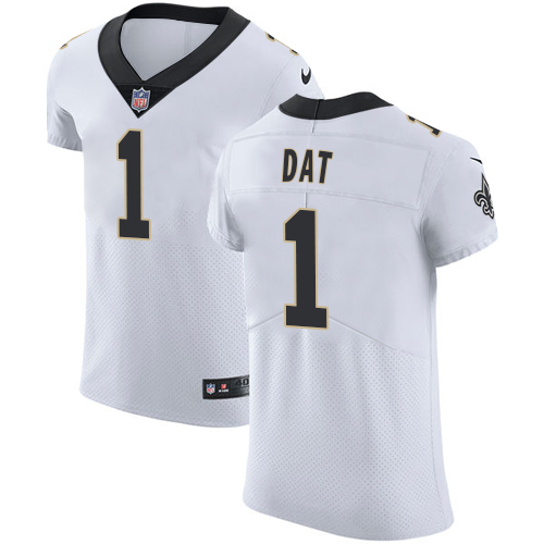 Nike Saints #1 Who Dat White Men's Stitched NFL Vapor Untouchable Elite Jersey Nike Saints #1 Who Dat White Men's Stitched NFL Vapor Untouchable Elite Jersey