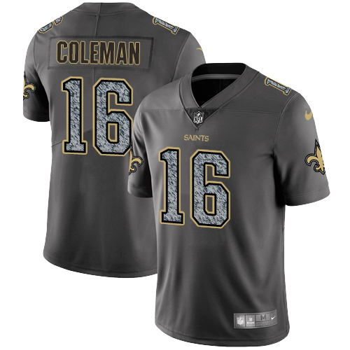 Nike Saints #16 Brandon Coleman Gray Static Men's Stitched NFL Vapor Untouchable Limited Jersey Nike Saints #16 Brandon Coleman Gray Static Men's Stitched NFL Vapor Untouchable Limited Jersey