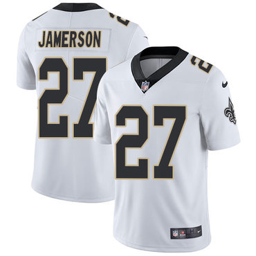 Nike Saints #27 Natrell Jamerson White Men's Stitched NFL Vapor Untouchable Limited Jersey Nike Saints #27 Natrell Jamerson White Men's Stitched NFL Vapor Untouchable Limited Jersey
