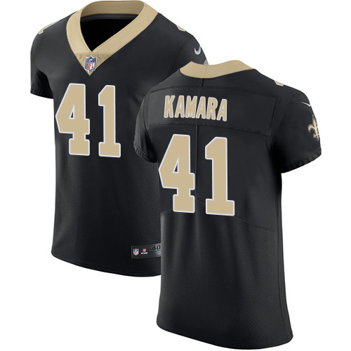 Nike Saints #41 Alvin Kamara Black Team Color Men's Stitched NFL Vapor Untouchable Elite Jersey Nike Saints #41 Alvin Kamara Black Team Color Men's Stitched NFL Vapor Untouchable Elite Jersey