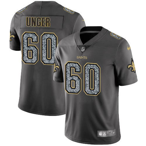 Nike Saints #60 Max Unger Gray Static Men's Stitched NFL Vapor Untouchable Limited Jersey Nike Saints #60 Max Unger Gray Static Men's Stitched NFL Vapor Untouchable Limited Jersey
