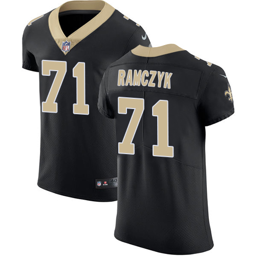 Nike Saints #71 Ryan Ramczyk Black Team Color Men's Stitched NFL Vapor Untouchable Elite Jersey Nike Saints #71 Ryan Ramczyk Black Team Color Men's Stitched NFL Vapor Untouchable Elite Jersey
