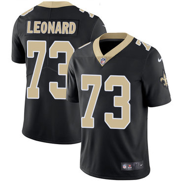 Nike Saints #73 Rick Leonard Black Team Color Men's Stitched NFL Vapor Untouchable Limited Jersey Nike Saints #73 Rick Leonard Black Team Color Men's Stitched NFL Vapor Untouchable Limited Jersey