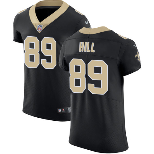 Nike Saints #89 Josh Hill Black Team Color Men's Stitched NFL Vapor Untouchable Elite Jersey Nike Saints #89 Josh Hill Black Team Color Men's Stitched NFL Vapor Untouchable Elite Jersey