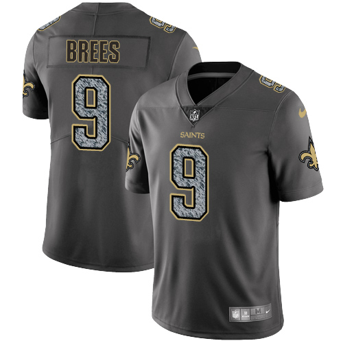 Nike Saints #9 Drew Brees Gray Static Men's Stitched NFL Vapor Untouchable Limited Jersey Nike Saints #9 Drew Brees Gray Static Men's Stitched NFL Vapor Untouchable Limited Jersey