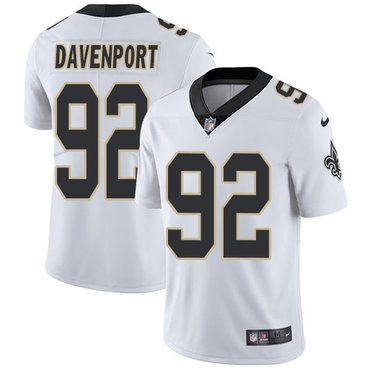 Nike Saints #92 Marcus Davenport White Men's Stitched NFL Vapor Untouchable Limited Jersey Nike Saints #92 Marcus Davenport White Men's Stitched NFL Vapor Untouchable Limited Jersey