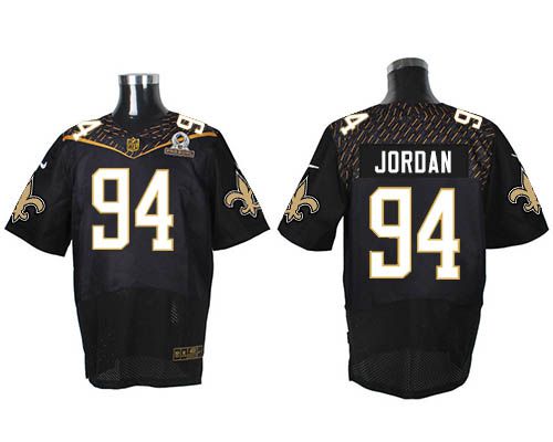 Nike Saints #94 Cameron Jordan Black 2016 Pro Bowl Men's Stitched NFL Elite Jersey Nike Saints #94 Cameron Jordan Black 2016 Pro Bowl Men's Stitched NFL Elite Jersey