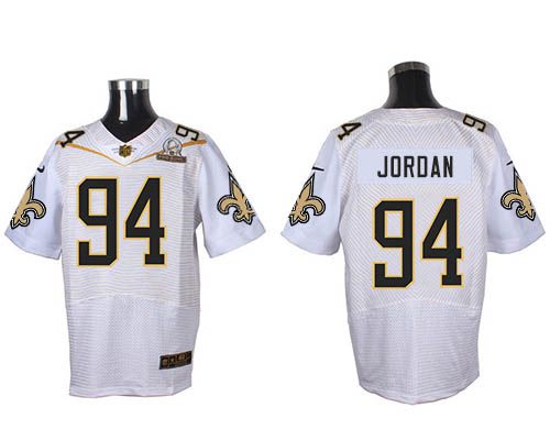 Nike Saints #94 Cameron Jordan White 2016 Pro Bowl Men's Stitched NFL Elite Jersey Nike Saints #94 Cameron Jordan White 2016 Pro Bowl Men's Stitched NFL Elite Jersey