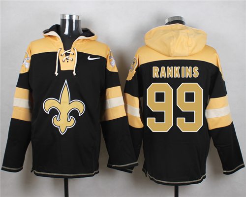 Nike Saints #99 Sheldon Rankins Black Player Pullover NFL Hoodie Nike Saints #99 Sheldon Rankins Black Player Pullover NFL Hoodie