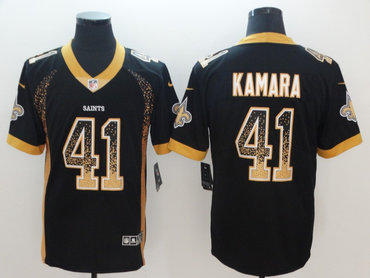 Nike Saints 41 Alvin Kamara Black Drift Fashion Limited Jersey Nike Saints 41 Alvin Kamara Black Drift Fashion Limited Jersey