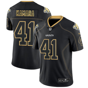 Nike Saints 41 Alvin Kamara Black Shadow Legend Limited Jersey Nike Saints 41 Alvin Kamara Black Shadow Legend Limited Jersey