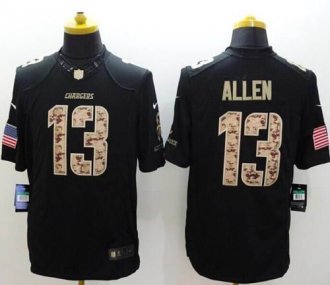 Nike San Diego Chargers #13 Keenan Allen Black NFL Limited Salute to Service jersey Nike San Diego Chargers #13 Keenan Allen Black NFL Limited Salute to Service jersey