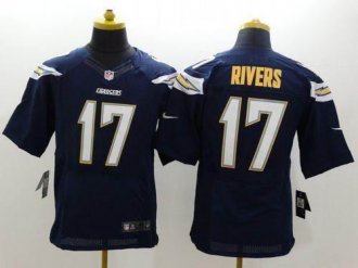 Nike San Diego Chargers #17 Philip Rivers Navy Blue Team Color NFL New Elite Jersey