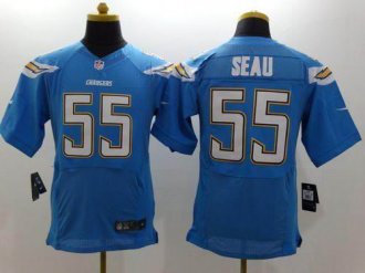 Nike San Diego Chargers #55 Junior Seau Electric Blue Alternate NFL New Elite Jersey Nike San Diego Chargers #55 Junior Seau Electric Blue Alternate NFL New Elite Jersey