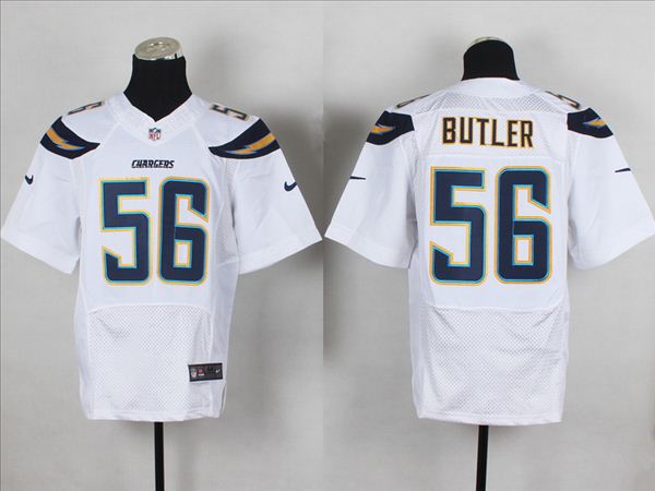 Nike San Diego Chargers #56 Donald Butler White Elite Jersey Nike San Diego Chargers #56 Donald Butler White Elite Jersey