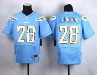 Nike San Diego Chrgers #28 Melvin Gordon Electric Blue Alternate Men's Stitched NFL New Elite jersey