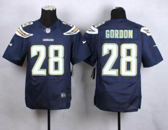 Nike San Diego Chrgers #28 Melvin Gordon Navy Blue Team Color Men's Stitched NFL New Elite jersey