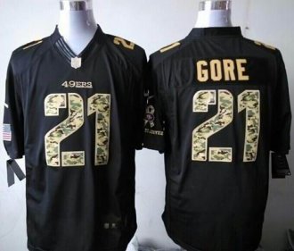Nike San Francisco 49ers #21 Frank Gore Black NFL Limited Salute to Service Jersey Nike San Francisco 49ers #21 Frank Gore Black NFL Limited Salute to Service Jersey
