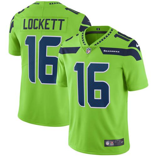 Nike Seahawks #16 Tyler Lockett Green Youth Stitched NFL Limited Rush Jersey Nike Seahawks #16 Tyler Lockett Green Youth Stitched NFL Limited Rush Jersey