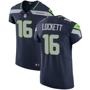 Nike Seahawks #16 Tyler Lockett Steel Blue Team Color Men's Stitched NFL Vapor Untouchable Elite Jersey Nike Seahawks #16 Tyler Lockett Steel Blue Team Color Men's Stitched NFL Vapor Untouchable Elite Jersey