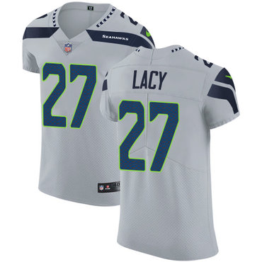 Nike Seahawks #27 Eddie Lacy Grey Alternate Men's Stitched NFL Vapor Untouchable Elite Jersey Nike Seahawks #27 Eddie Lacy Grey Alternate Men's Stitched NFL Vapor Untouchable Elite Jersey