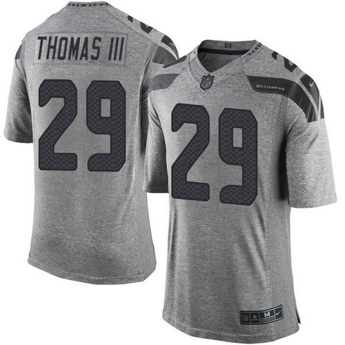 Nike Seahawks #29 Earl Thomas III Gray Men's Stitched NFL Limited Gridiron Gray Jersey Nike Seahawks #29 Earl Thomas III Gray Men's Stitched NFL Limited Gridiron Gray Jersey