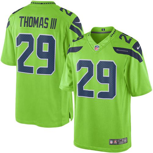 Nike Seahawks #29 Earl Thomas III Green Youth Stitched NFL Limited Rush Jersey Nike Seahawks #29 Earl Thomas III Green Youth Stitched NFL Limited Rush Jersey