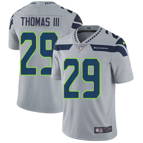 Nike Seahawks #29 Earl Thomas III Grey Alternate Youth Stitched NFL Vapor Untouchable Limited Jersey Nike Seahawks #29 Earl Thomas III Grey Alternate Youth Stitched NFL Vapor Untouchable Limited Jersey