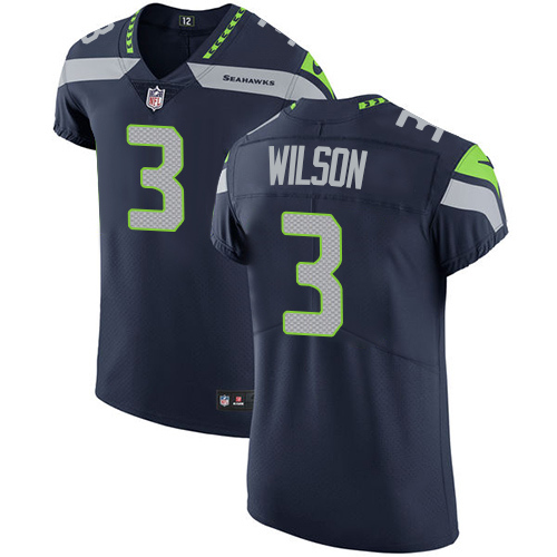 Nike Seahawks #3 Russell Wilson Steel Blue Team Color Men's Stitched NFL Vapor Untouchable Elite Jersey Nike Seahawks #3 Russell Wilson Steel Blue Team Color Men's Stitched NFL Vapor Untouchable Elite Jersey