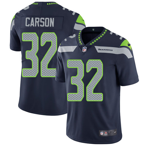 Nike Seahawks #32 Chris Carson Steel Blue Team Color Men's Stitched NFL Vapor Untouchable Limited Jersey Nike Seahawks #32 Chris Carson Steel Blue Team Color Men's Stitched NFL Vapor Untouchable Limited Jersey
