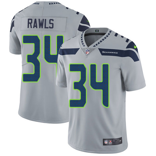 Nike Seahawks #34 Thomas Rawls Grey Alternate Youth Stitched NFL Vapor Untouchable Limited Jersey Nike Seahawks #34 Thomas Rawls Grey Alternate Youth Stitched NFL Vapor Untouchable Limited Jersey