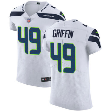 Nike Seahawks #49 Shaquem Griffin White Men's Stitched NFL Vapor Untouchable Elite Jersey Nike Seahawks #49 Shaquem Griffin White Men's Stitched NFL Vapor Untouchable Elite Jersey