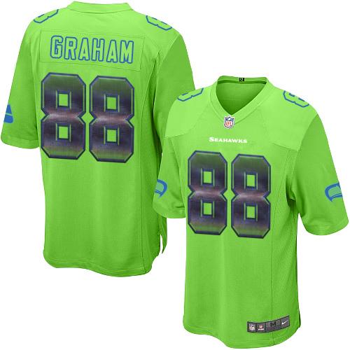 Nike Seahawks #88 Jimmy Graham Green Alternate Men's Stitched NFL Limited Strobe Jersey Nike Seahawks #88 Jimmy Graham Green Alternate Men's Stitched NFL Limited Strobe Jersey
