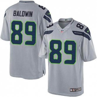 Nike Seahawks #89 Doug Baldwin Grey Alternate Men's Stitched NFL Limited Jersey Nike Seahawks #89 Doug Baldwin Grey Alternate Men's Stitched NFL Limited Jersey