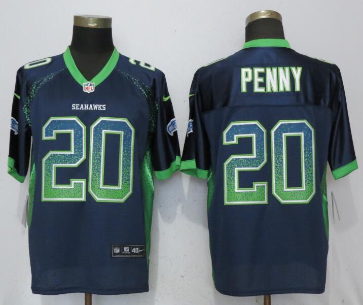Nike Seahawks 20 Rashaad Penny Navy Drift Fashion Elite Jersey Nike Seahawks 20 Rashaad Penny Navy Drift Fashion Elite Jersey