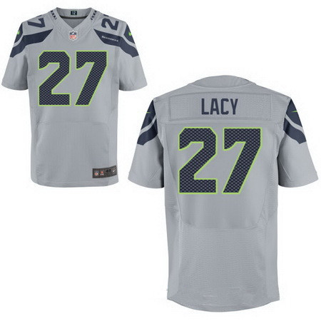 Nike Seahawks 27 Eddie Lacy Gray Elite Jersey Nike Seahawks 27 Eddie Lacy Gray Elite Jersey